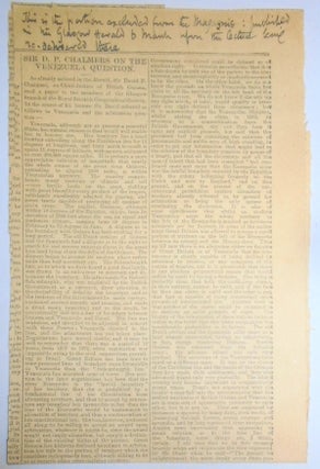 British Guiana: A sketch ( Read before the Society on Jan. 30th, 1896.) + The Venezuela Question