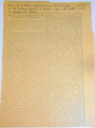 British Guiana: A sketch ( Read before the Society on Jan. 30th, 1896.) + The Venezuela Question