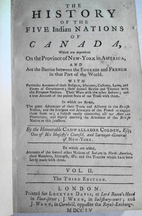 The history of the five Indian nations of Canada - 2 Vols. 1755