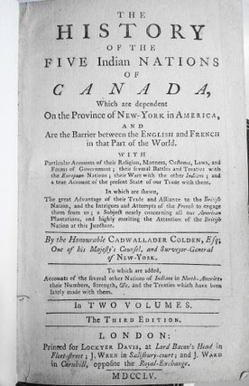 The history of the five Indian nations of Canada - 2 Vols. 1755