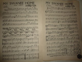 MY SWANEE HOME - A SYMPHONIC FOX TROT (UNUSUAL RYTHYM) - SHEET MUSIC FOR ORCHESTRA