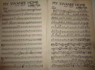 MY SWANEE HOME - A SYMPHONIC FOX TROT (UNUSUAL RYTHYM) - SHEET MUSIC FOR ORCHESTRA