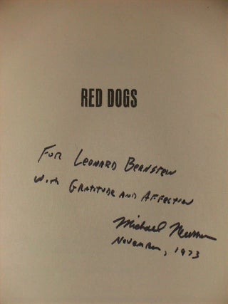 Item #5361 "RED DOGS" - [signed]. Michael Newman
