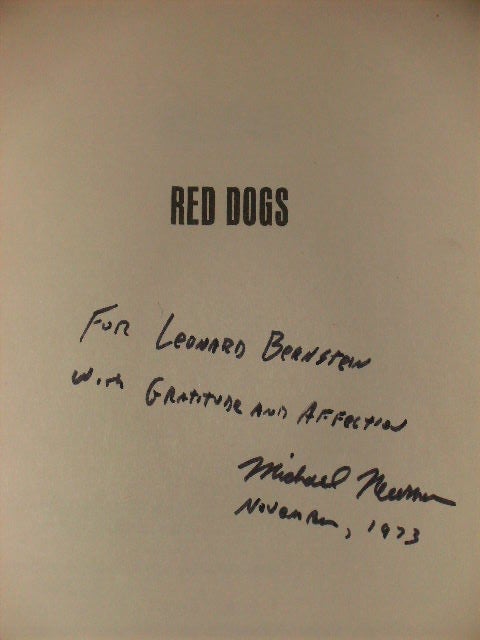 Item #5361 "RED DOGS" - [signed]. Michael Newman.